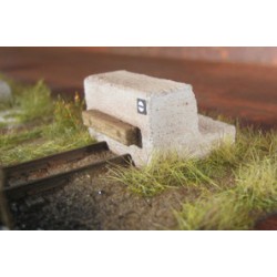 M-483-FM Prellbock H0e Beton m. Schwelle M-483-FM Prellbock H0e Beton m. Schwelle
