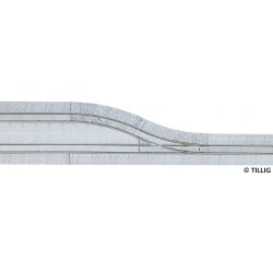 Tillig AKTION 87611 -Straßenbahn Gleis ALI Ausweiche einspurig links - Pflastersteinstruktur Tillig AKTION 87611 -Straßenbahn Gleis ALI Ausweiche einspurig links - Pflastersteinstruktur